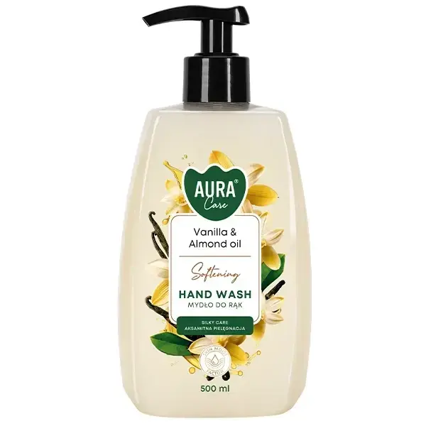 Zdjęcie produktu Mydło w płynie BISPOL Aura Care Wanilia i Olejek migdałowy AHW-004-003 500ML