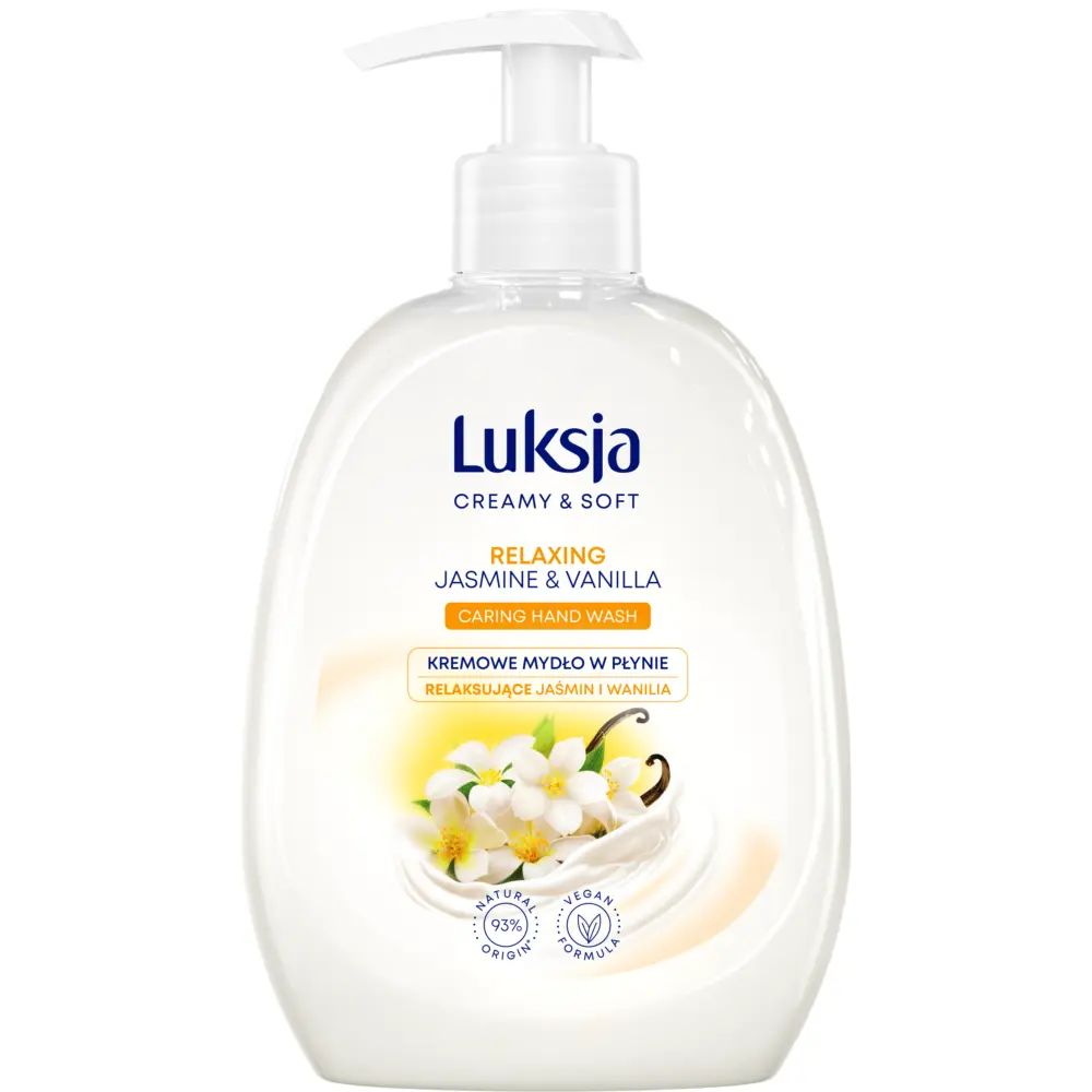 Zdjęcie produktu Mydło w płynie Luksja kremowe Jaśmin i Wanilia relaksujące 500ml