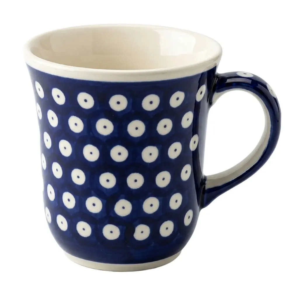 Zdjęcie produktu Kubek ceramiczny do kawy i herbaty Bolesławiec 300 ml 10.3 cm