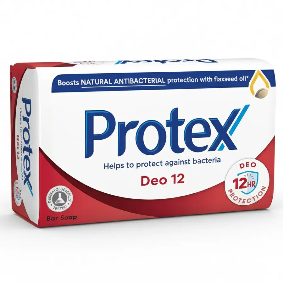 Zdjęcie produktu Mydło w kostce Protex Deo 12 antybakteryjne nawilżające 85g