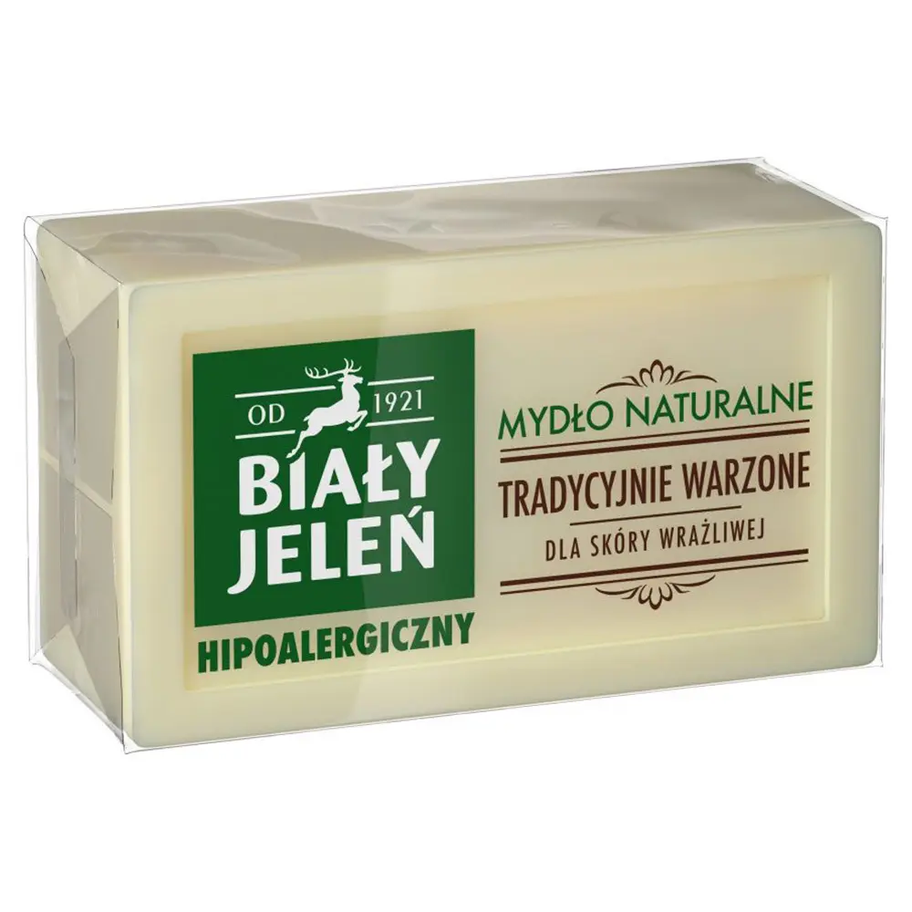 Zdjęcie produktu Mydło naturalne hipoalergiczne w kostce do skóry wrażliwej i atopowej 150 g