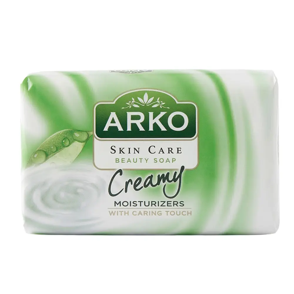 Zdjęcie produktu Nawilżające mydło w kostce Arko kremowe do rąk i ciała pielęgnujące 90g