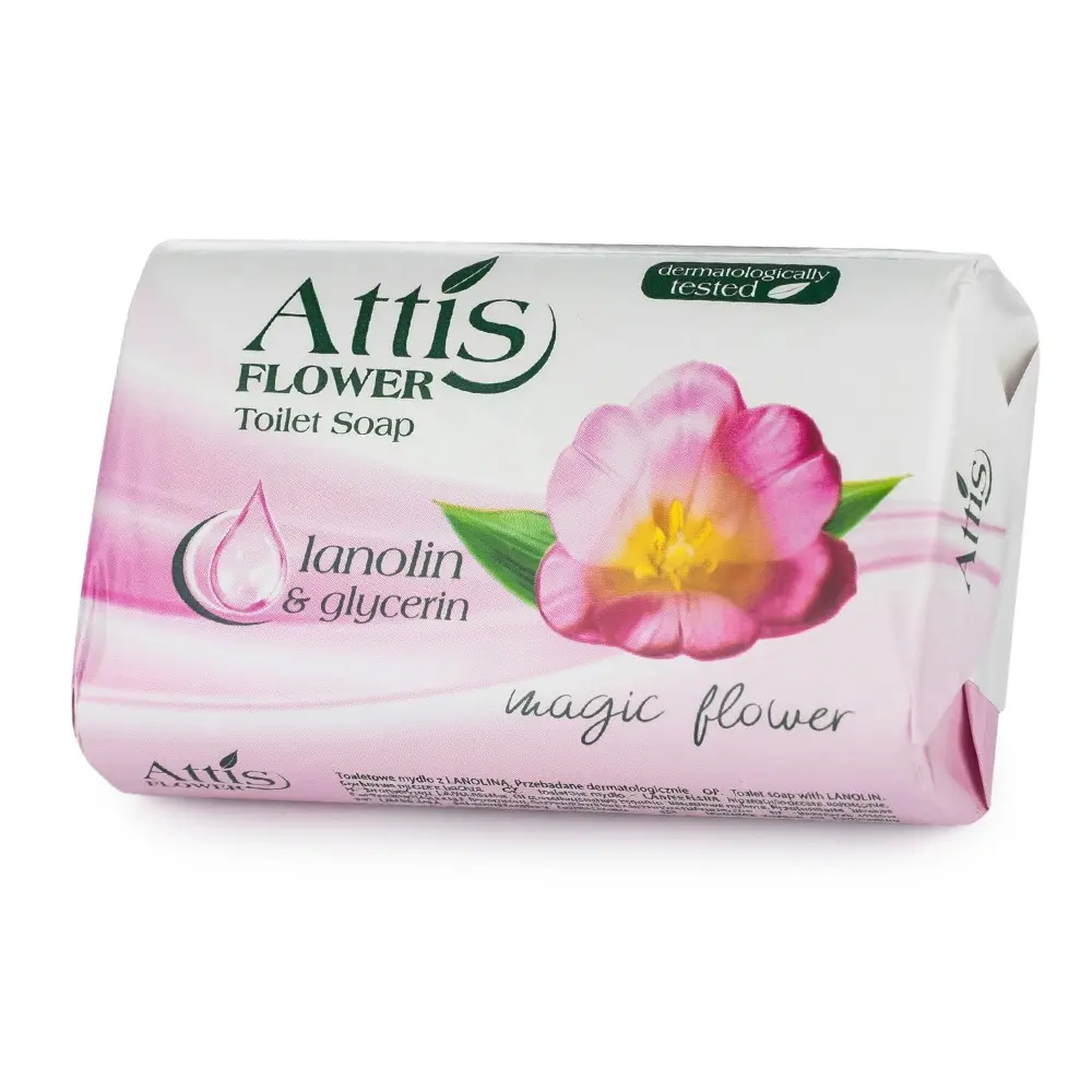 Zdjęcie produktu Kwiatowe mydło Attis toaletowe w kostce 100g