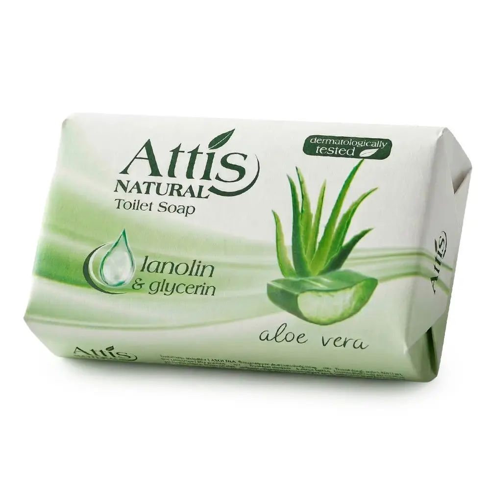 Zdjęcie produktu Mydło w kostce Attis aloesowe nawilżające 100g