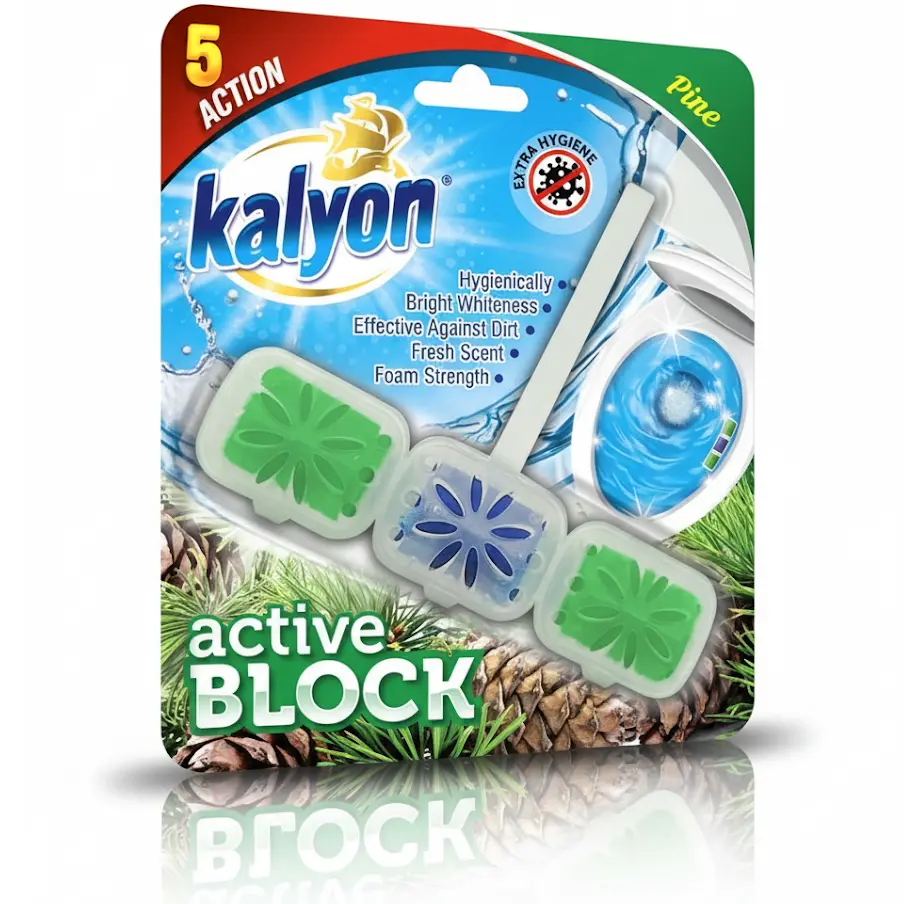 Zdjęcie produktu Kostka toaletowa do WC Keylon zawieszka pine 5w1 1 szt.