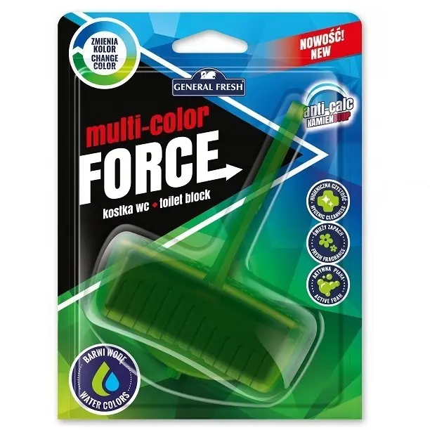 Zdjęcie produktu Kostka toaletowa zawieszka WC Multi-color Force Zapach Leśny 1szt.
