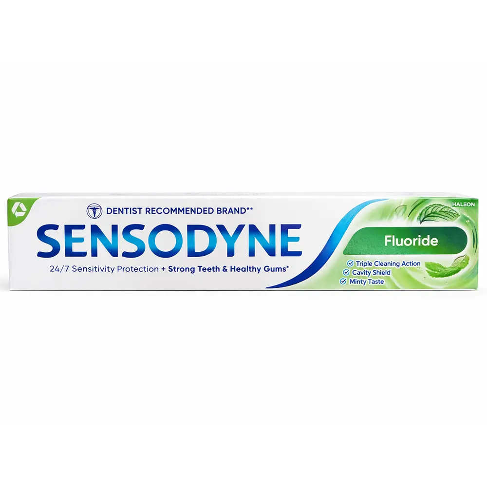 Zdjęcie produktu Pasta do zębów Sensodyne z Fluorem 24/7 ochrona przed próchnicą miętowy smak 75ml