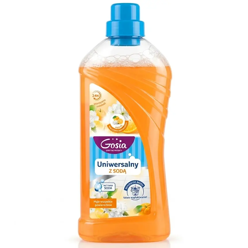 Zdjęcie produktu Uniwersalny płyn do mycia powierzchni Gosia pomarańcza z sodą 1l 