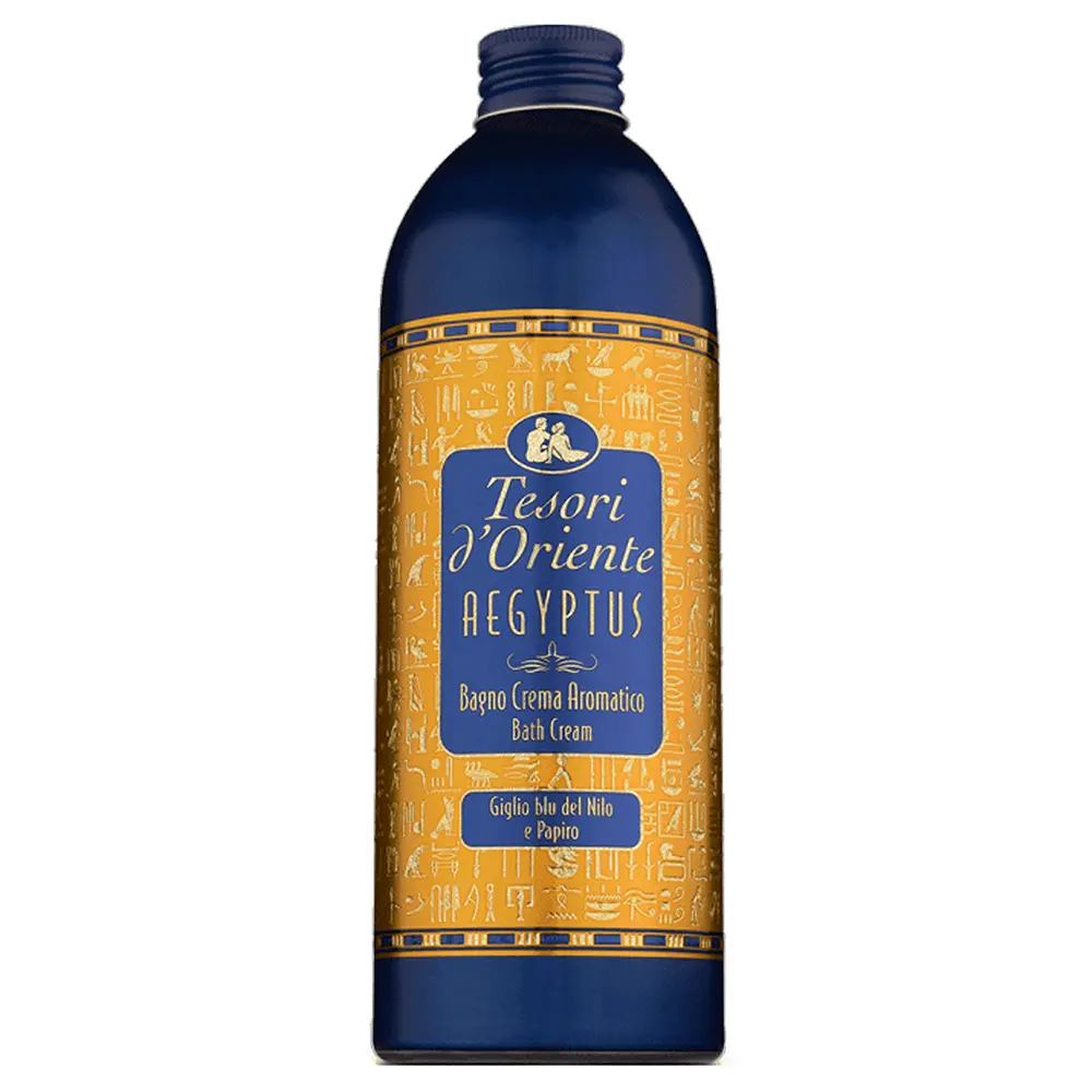 Zdjęcie produktu Ekskluzywny płyn do kąpieli Tesori d'Oriente Aegyptus kremowy aromatyczny Lilia i Papirus 500ml
