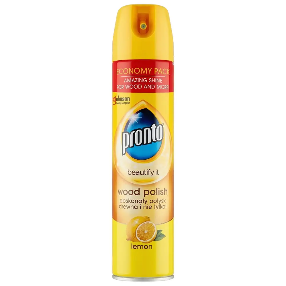 Zdjęcie produktu Pronto lemon aerozol do mebli drewnianych czyszczący połysk 300 ml