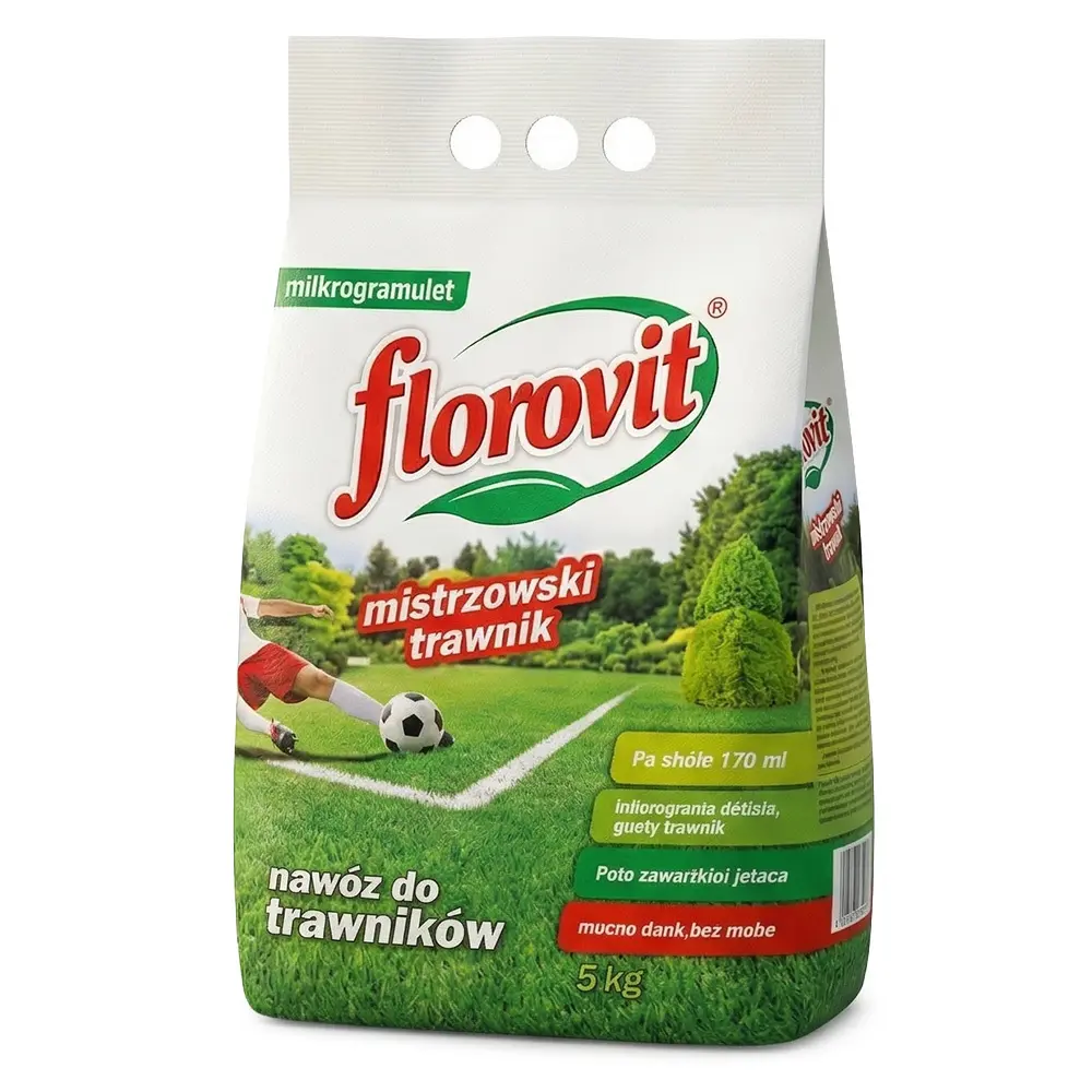 Zdjęcie produktu Florovit 5 kg nawóz do trawnika mistrzowski trawnik mikrogranulat