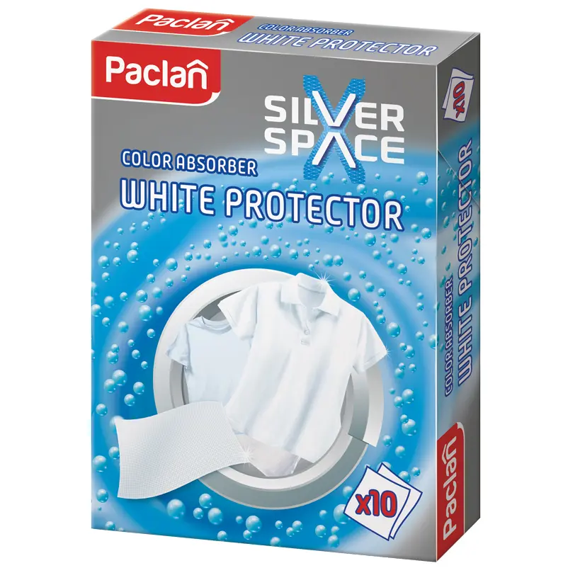 Zdjęcie produktu Chusteczki absorbujące kolor do białych tkanin Paclan White Protector 10 szt.