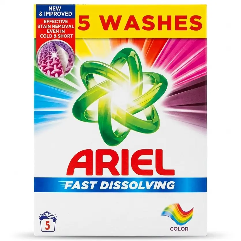 Zdjęcie produktu Proszek do Prania Kolorowych Tkanin Ariel Fast Dissolving 275g 5 prań