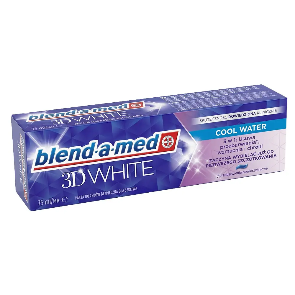 Zdjęcie produktu Wybielająca pasta do zębów 3d white cool water 75ml