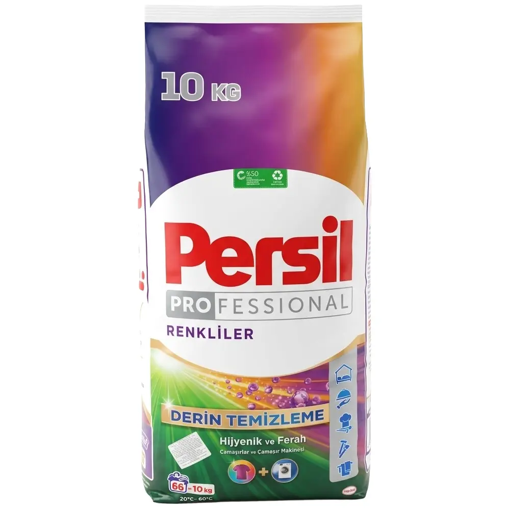 Zdjęcie produktu Proszek do prania tkanin kolorowych Persil Professional Renkliler 10kg 66 prań 