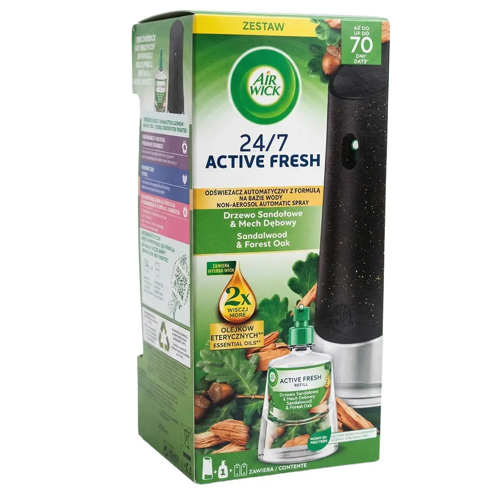 Zdjęcie produktu Air wick Automatyczny odświeżacz drzewo sandałowe i mech dębowy komplet 228ml