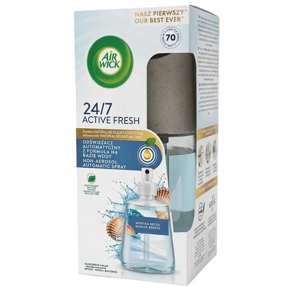 Zdjęcie produktu Air wick active fresh odświeżacz powietrza morska bryza komplet 228ml
