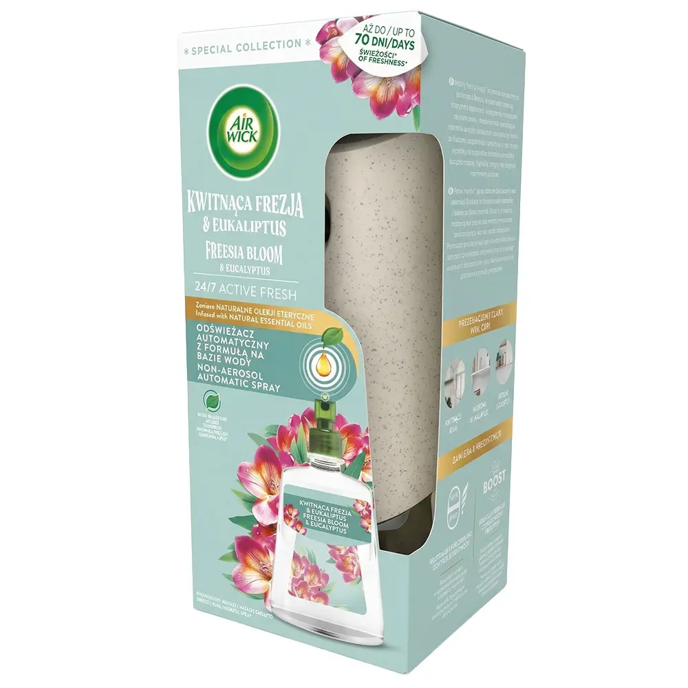 Zdjęcie produktu Air wick active fresh odświeżacz powietrza kwitnąca frezja eukaliptus 228ml