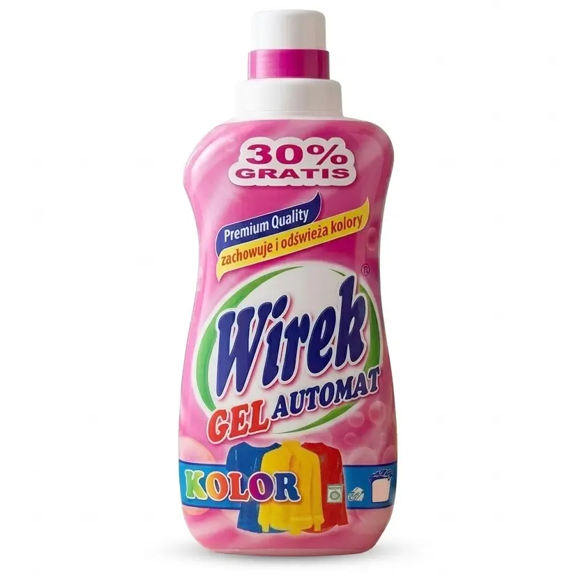 Zdjęcie produktu Żel do Prania Tkanin Wirek Gel Automat jakość Premium doskonała skuteczność 1L  21 prań