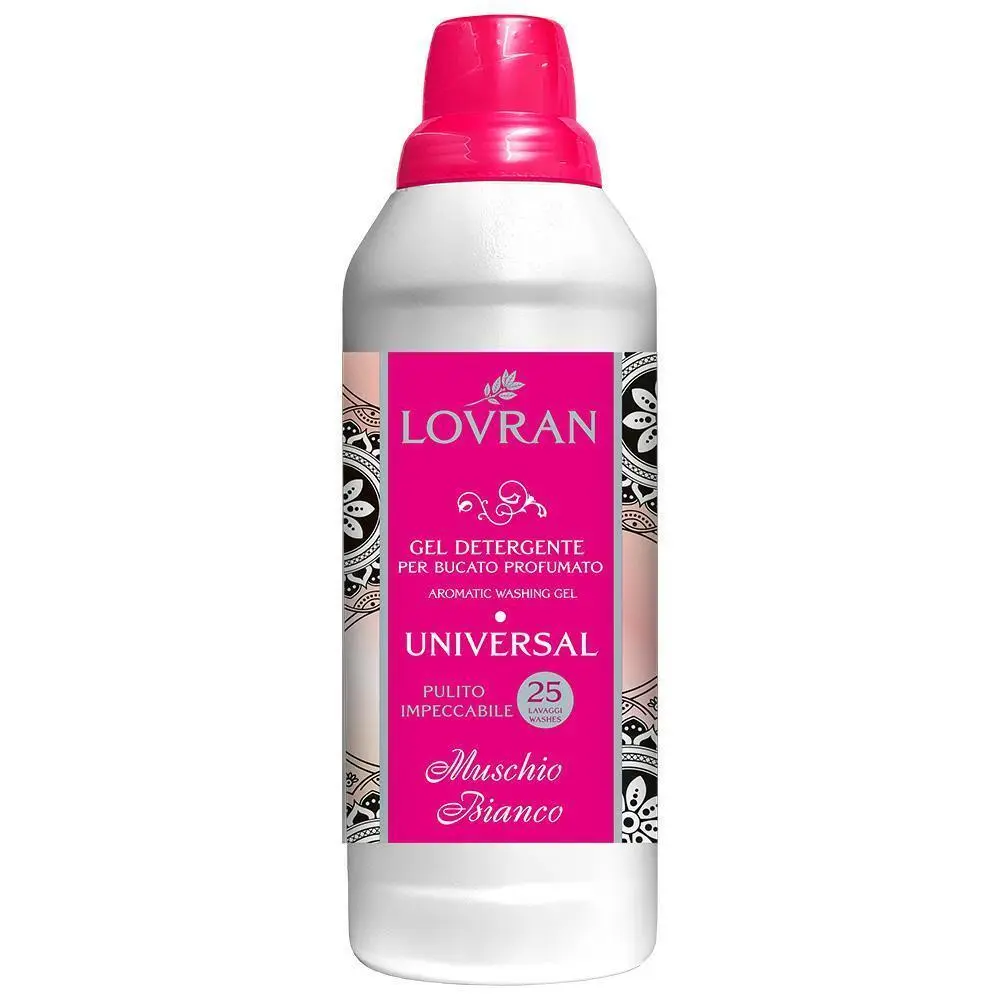 Zdjęcie produktu Perfumowany Żel do Prania Lovran Uniwersalny do bieli i do kolorów 1L 25 prań