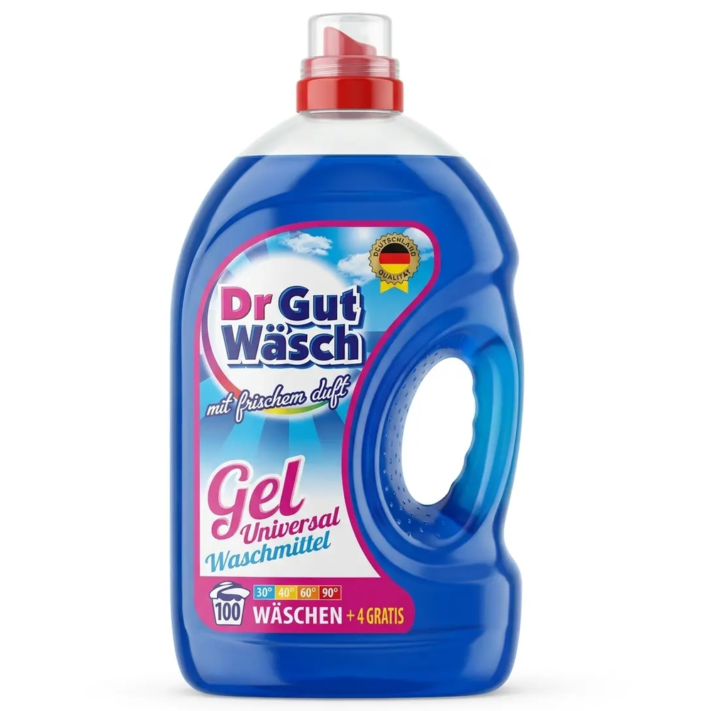 Zdjęcie produktu Żel do Prania Uniwersalny Dr Gut Wash wydajny niemiecka jakosc 3,15l 104 prania