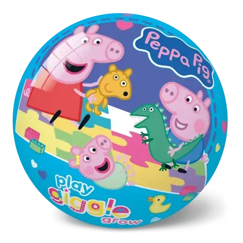 Zdjęcie produktu Piłka Gumowa dla dzieci Świnka Peppa do zabawy w ogrodzie domu do pompowania 23 cm 