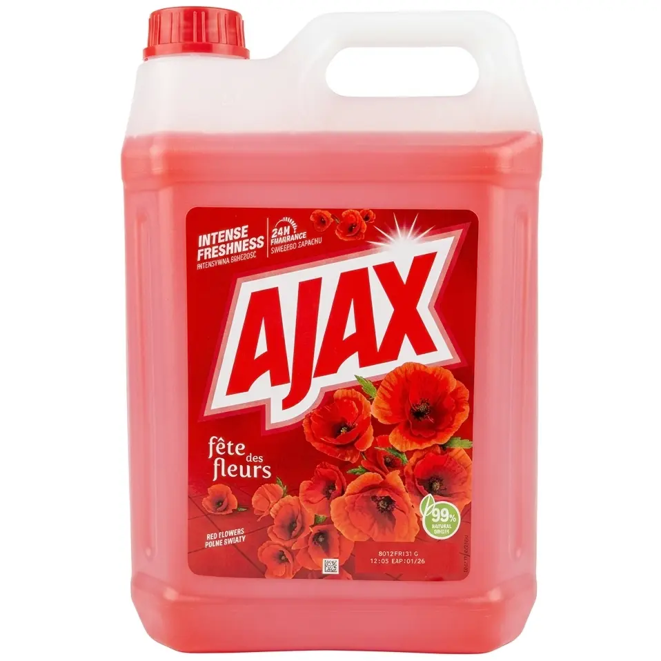 Zdjęcie produktu Płyn uniwersalny Ajax Polne Kwiaty do wszystkich powierzchni podłóg glazury kamienia paneli 5 L