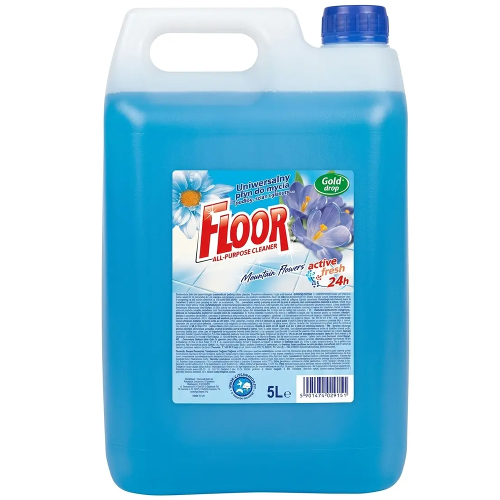 Zdjęcie produktu Płyn uniwersalny Floor Kwiaty Gór do wszystkich powierzchni podłóg glazury kamienia paneli 5 L