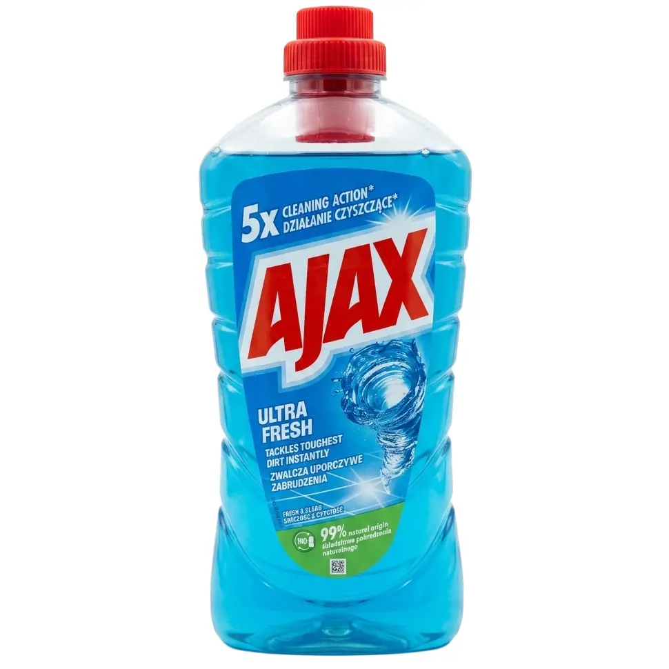 Zdjęcie produktu Płyn uniwersalny Ajax Ultra Fresh na uporczywe zabrudzenia do wszystkich powierzchni podłóg 1 L