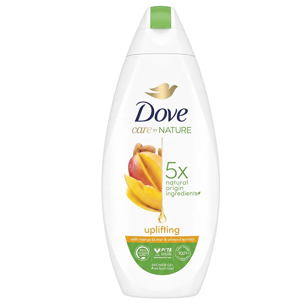 Zdjęcie produktu Dove żel pod prysznic care by nature uplifting mango butter 225 ml