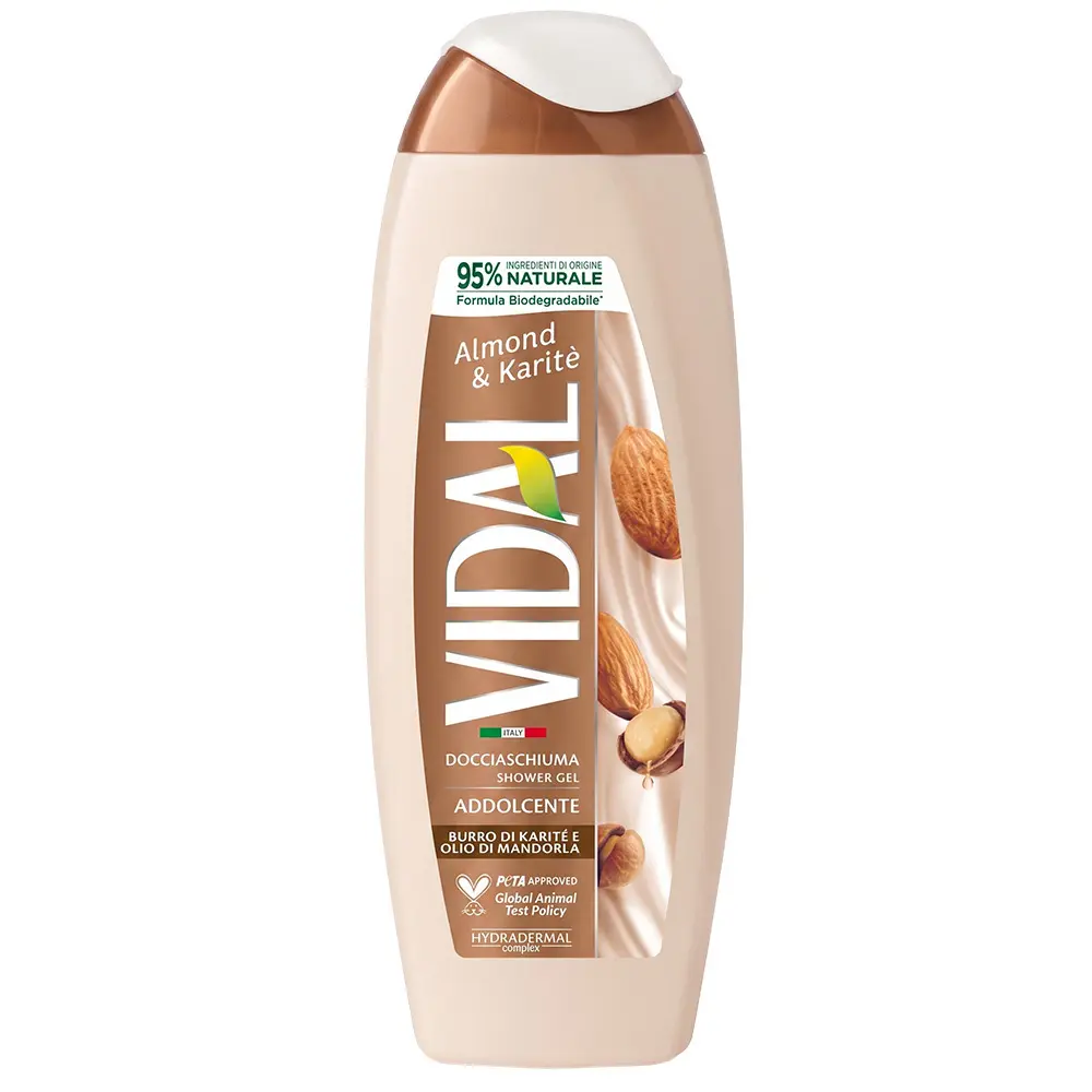 Zdjęcie produktu Vidal żel pod prysznic migdał i masło shea 250 ml