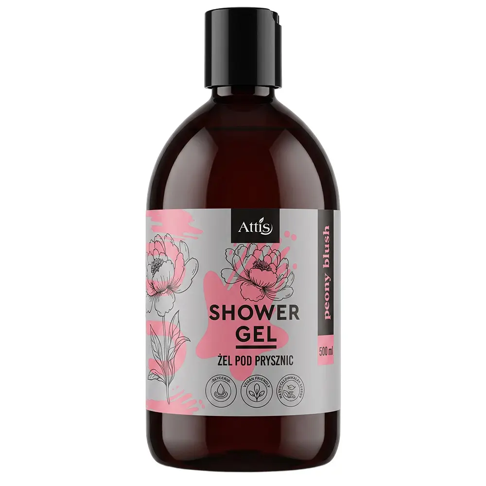 Zdjęcie produktu Attis żel pod prysznic piwonia 500ml