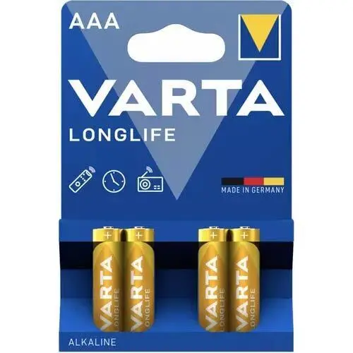 Zdjęcie produktu 4x Bateria AAA alkaliczna VARTA Longlife Made In Germany