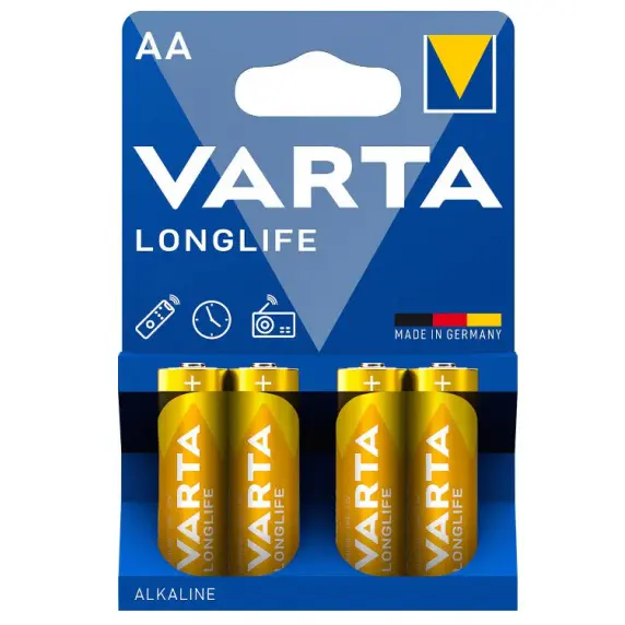 Zdjęcie produktu 4x Bateria AA alkaliczna VARTA Longlife Made In Germany