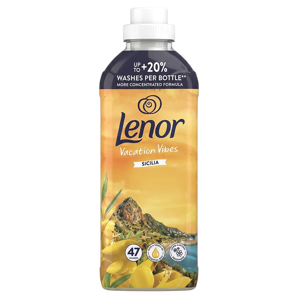 Zdjęcie produktu Lenor sicily płyn do płukania tkanin vacation vibes świeżość 987 ml