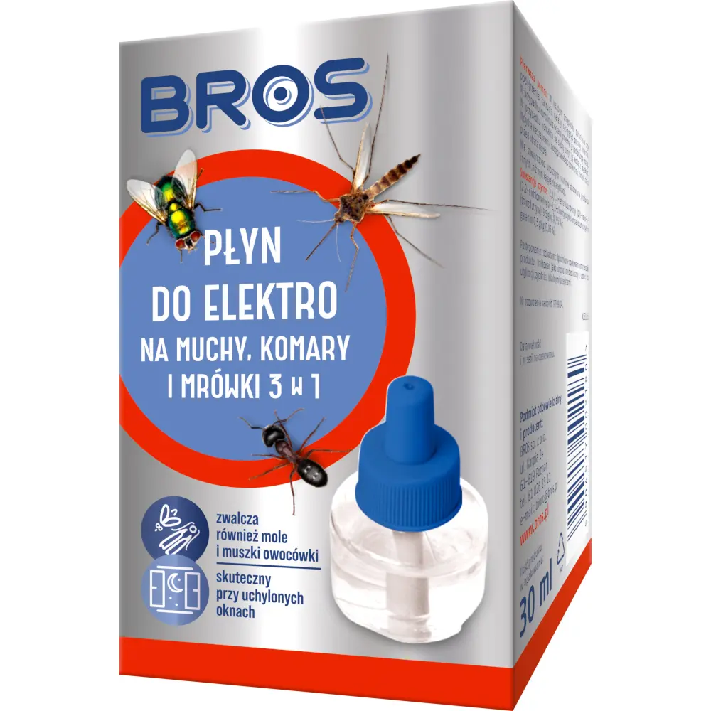 Zdjęcie produktu Płyn do elektro na muchy komary i mrówki zapas do elektrofumigatora 480 h