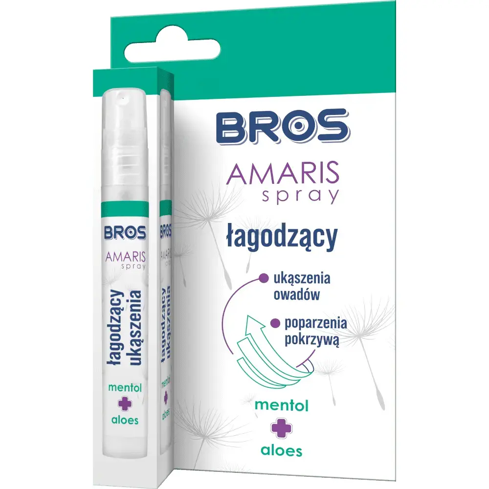 Zdjęcie produktu Bros amaris spray łagodzący ukąszenia owadów i poparzenia pokrzywą 50 ml
