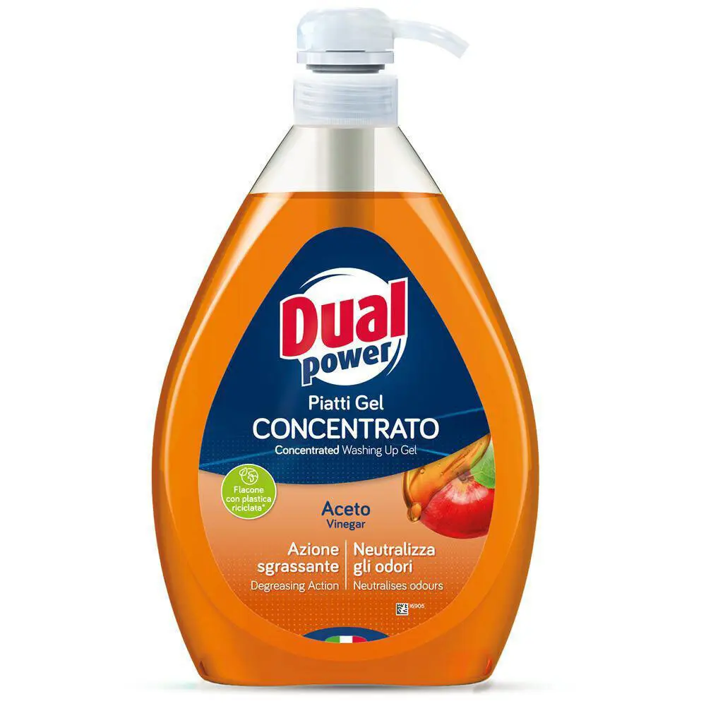 Zdjęcie produktu Skoncentrowany Żel do mycia naczyń z octem Dual Power Aceto płyn do naczyń 1l