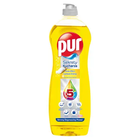 Zdjęcie produktu Płyn do mycia naczyń PUR Lemon Extra wydajny skoncentrowany 750 ml