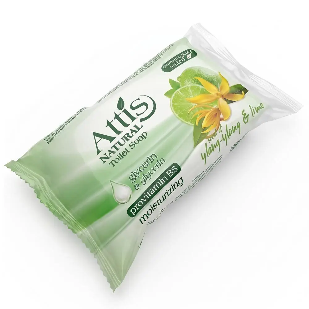 Zdjęcie produktu Mydło w kostce Attis natural z lanoliną i ylang ylang prowitamina B5 100g