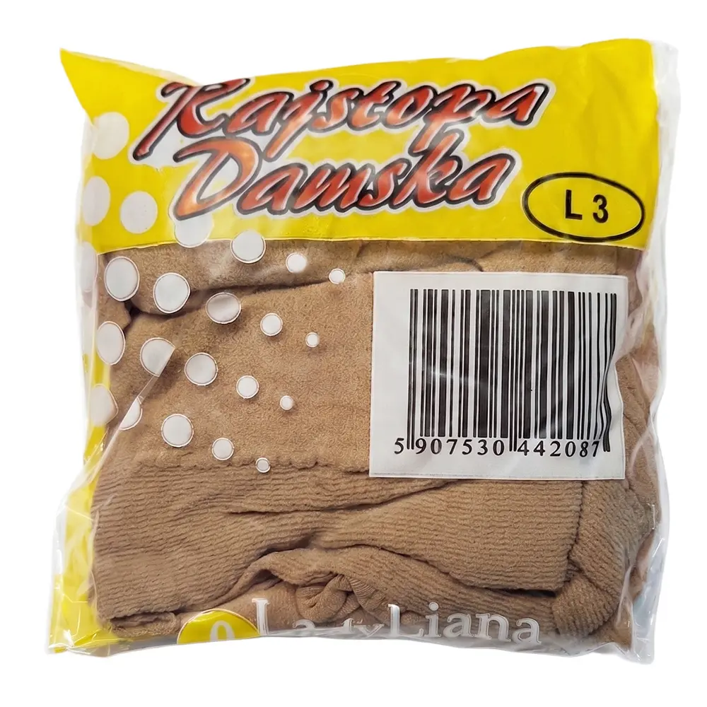 Zdjęcie produktu Rajstopy damskie elastil klasyczne cienkie elastyczne rozmiar 3 L brązowe