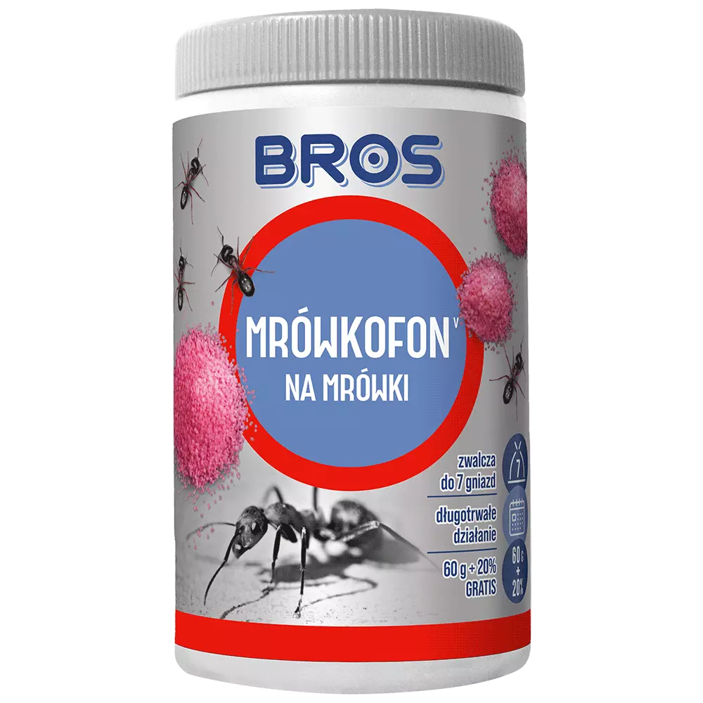 Zdjęcie produktu Bros mrówkofon granulowana trutka pokarmowa na mrówki preparat 75g