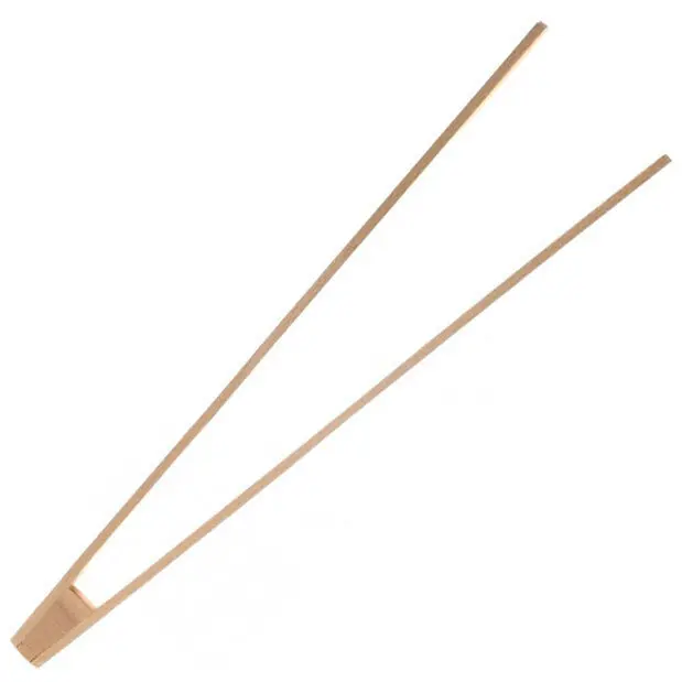 Zdjęcie produktu Szczypce Drewniane do Ogórków i Beczki Practic szczypce kuchenne grillowe 30 cm