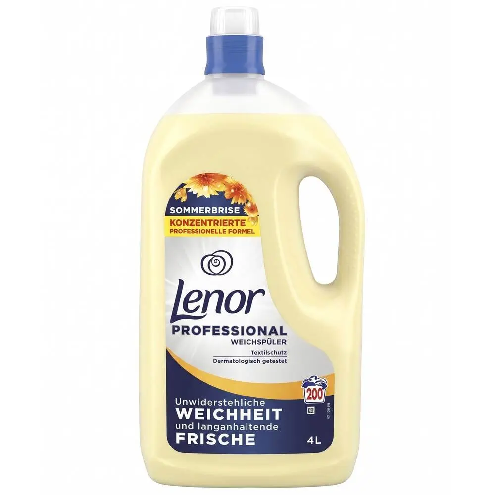 Zdjęcie produktu Płyn do Płukania Tkanin Lenor Summer Breeze skoncentrowany do prania 4l