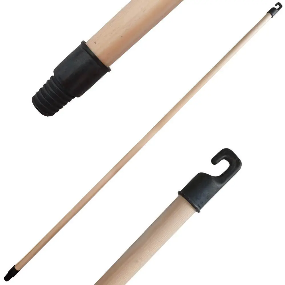 Zdjęcie produktu Kij Trzonek Drewniany z gwintem Majka kijek do mopa szczotki 130cm