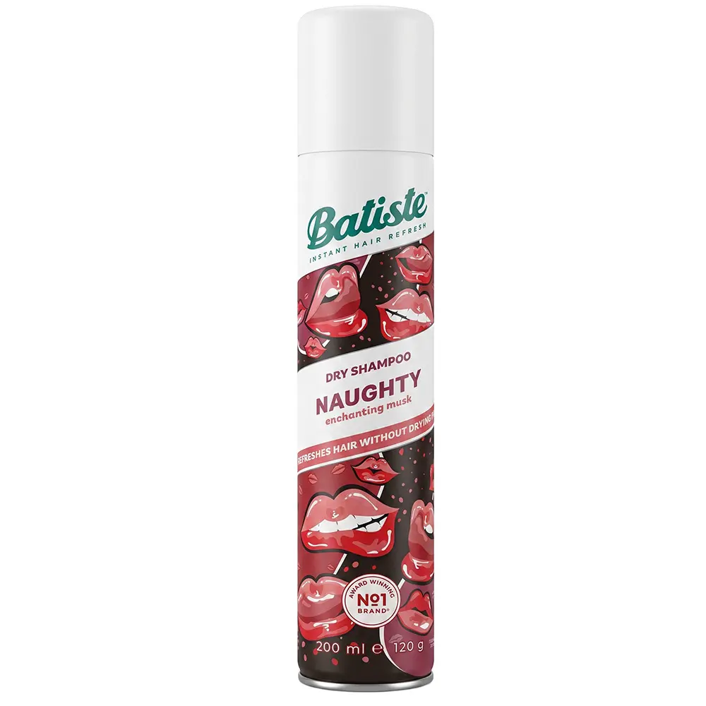 Zdjęcie produktu Suchy szampon do włosów Batiste Naughty odświeżający owocowy zapach 200 ml