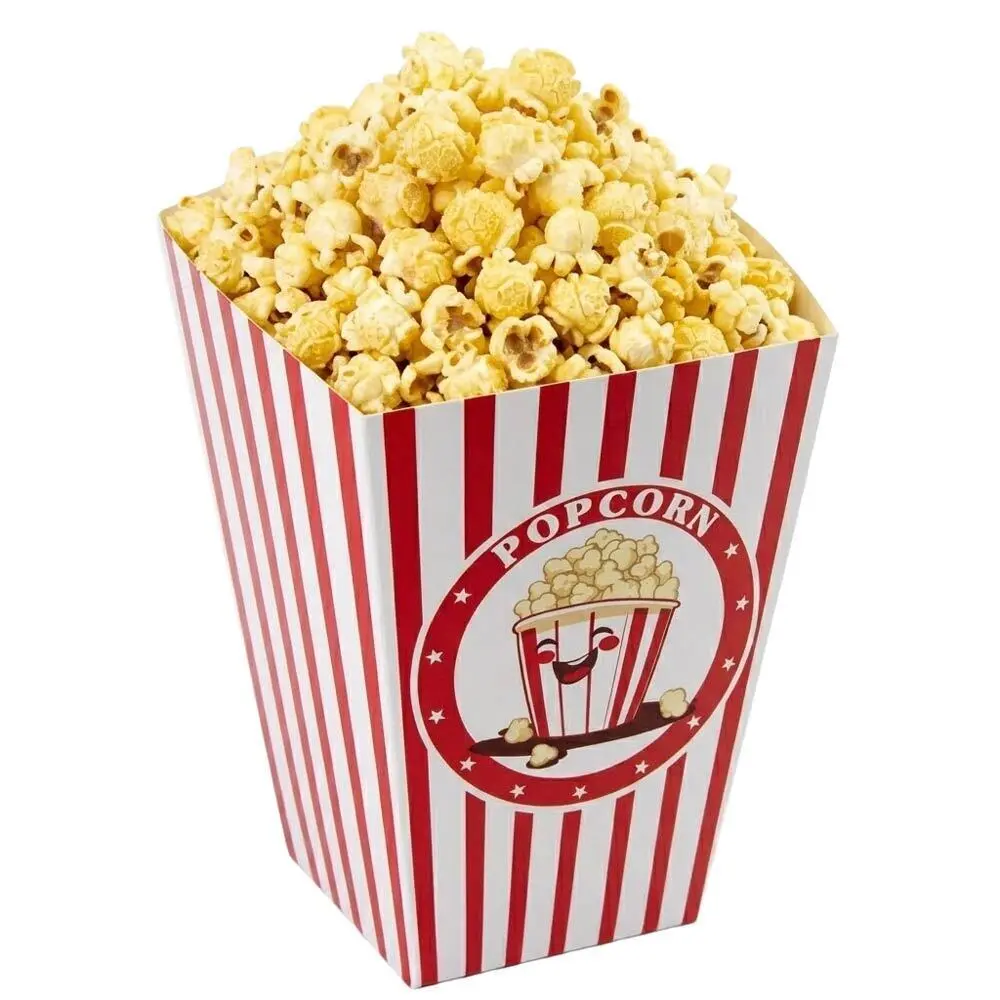 Zdjęcie produktu Karton pudelko na popcorn automat 85x85x207 mm opakowanie 10 sztuk