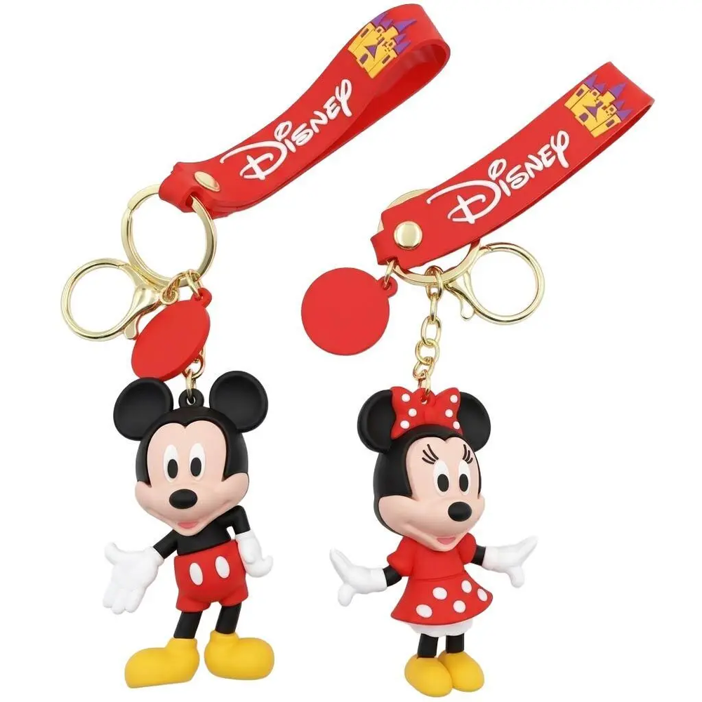 Zdjęcie produktu Brelok Guma Myszka Micki Mini Disney bajkowe postacie do kluczy plecaka mix wzór 1 szt.