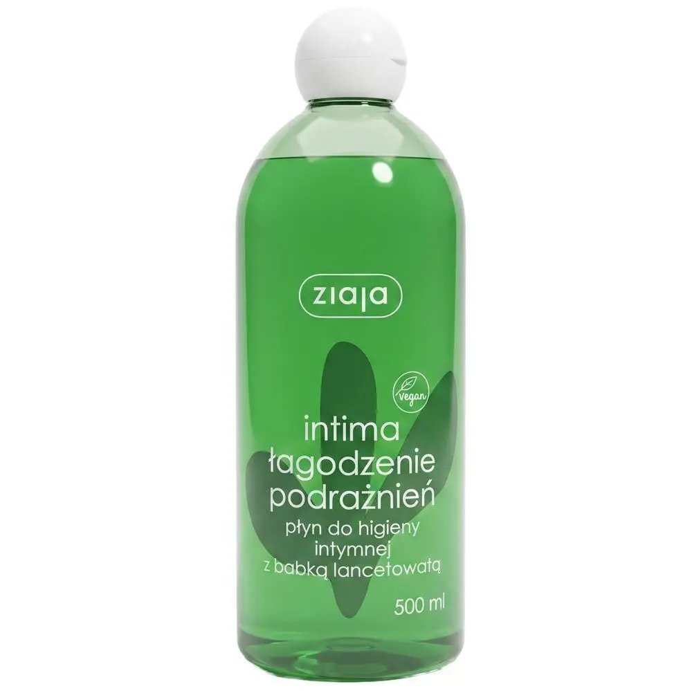 Zdjęcie produktu Płyn do Higieny Intymnej Ziaja Intima z babką lancetowatą łagodzenie podraźnień 500 ml
