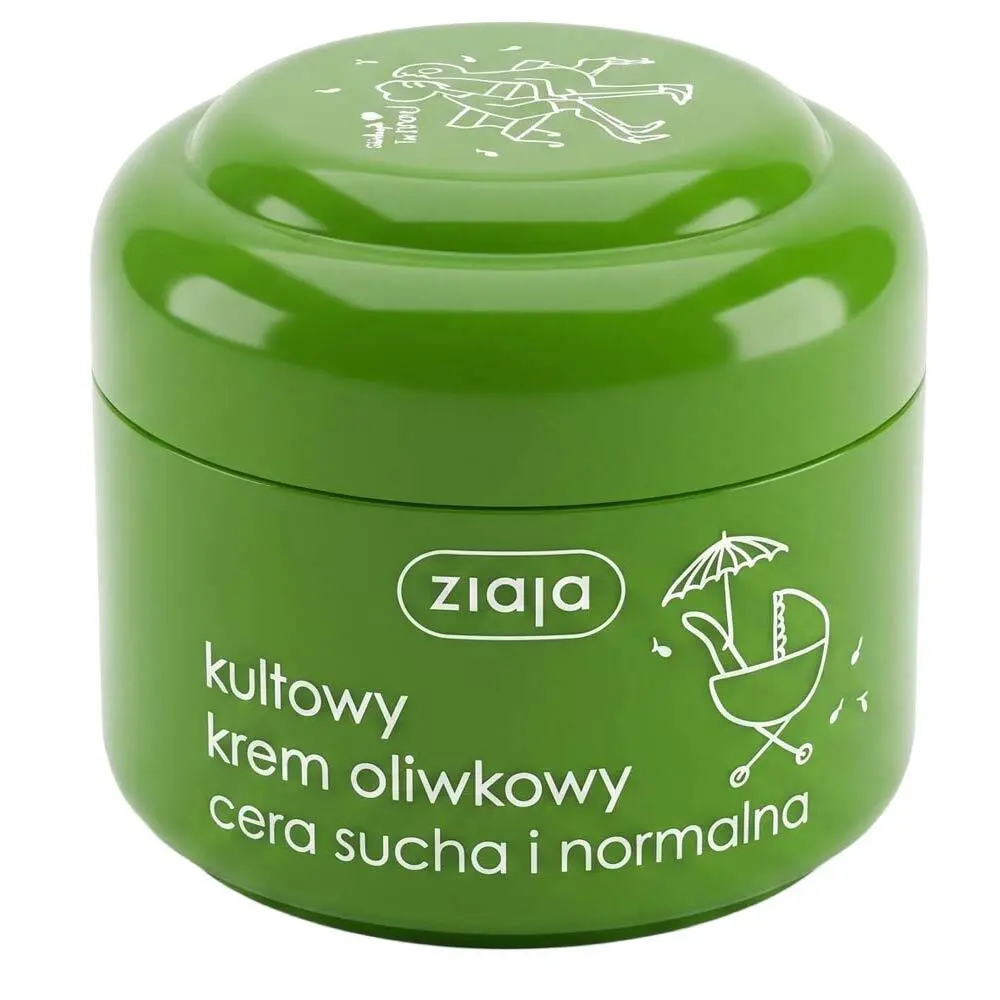 Zdjęcie produktu Krem do Twarzy Kultowy Oliwkowy Ziaja cera sucha i normalna regenerujący 50 ml